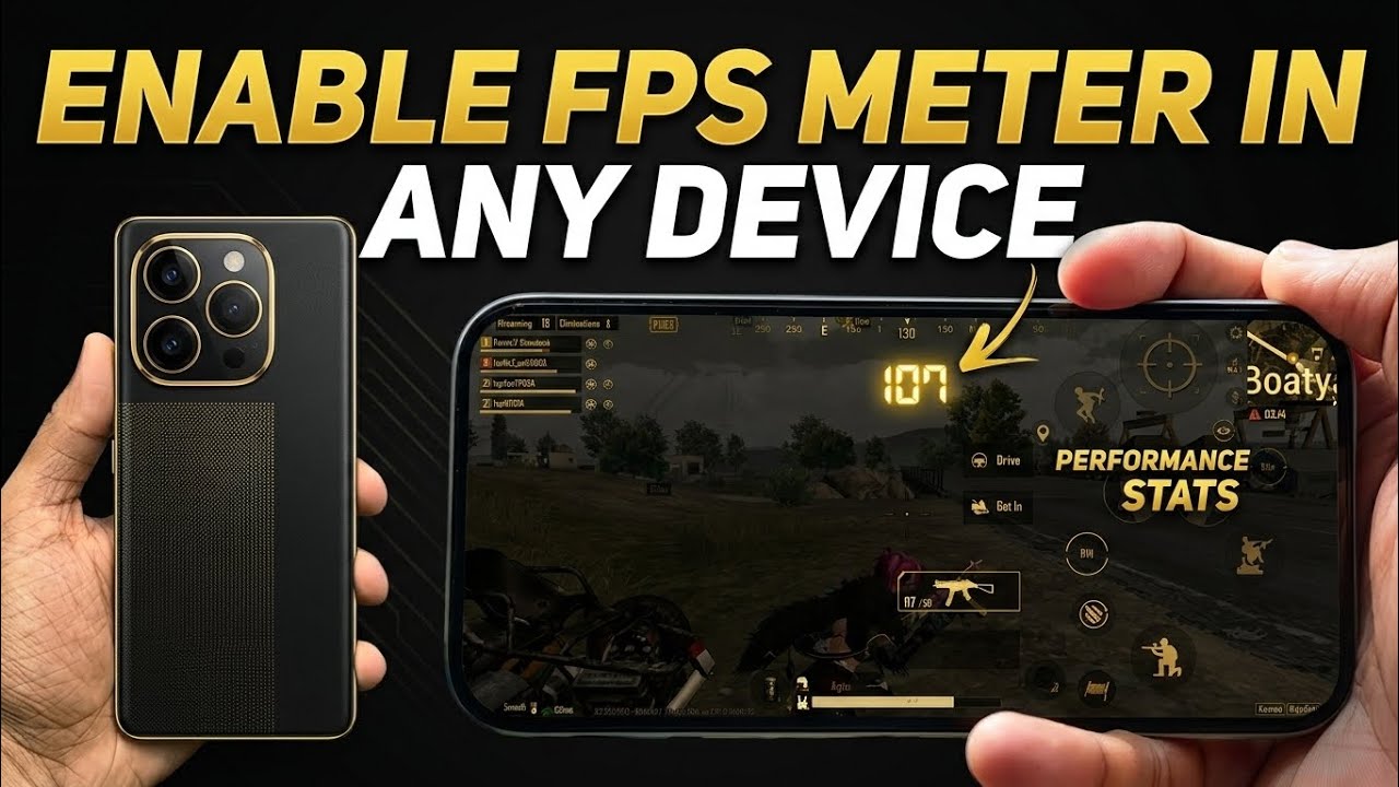 Enable FPS meter in any device | BGMI & PUBG | 