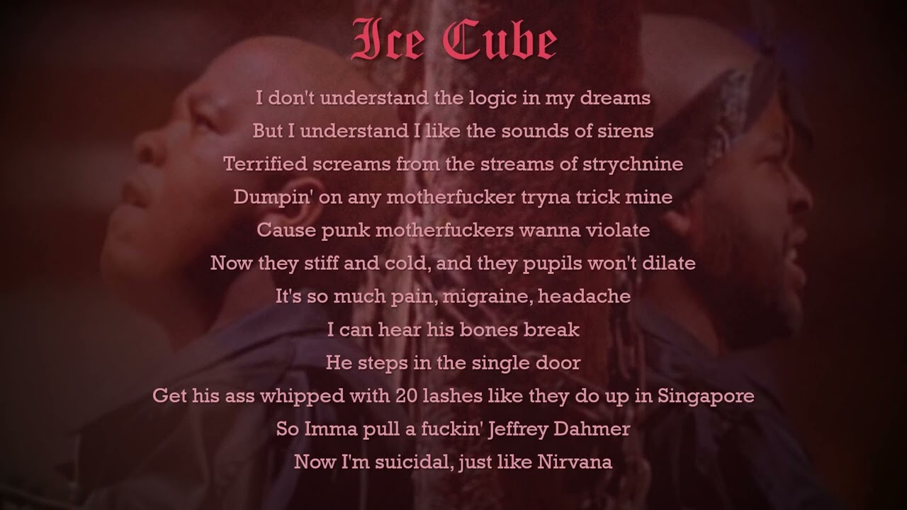 Dr. Dre & Ice Cube - Natural Born Killaz (Lyrics)