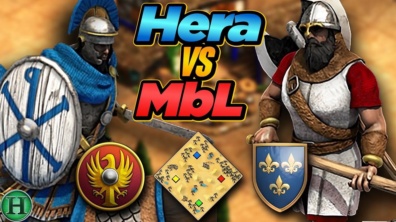 Romans vs Franks | 1v1 Arabia | vs MbL | AoE2