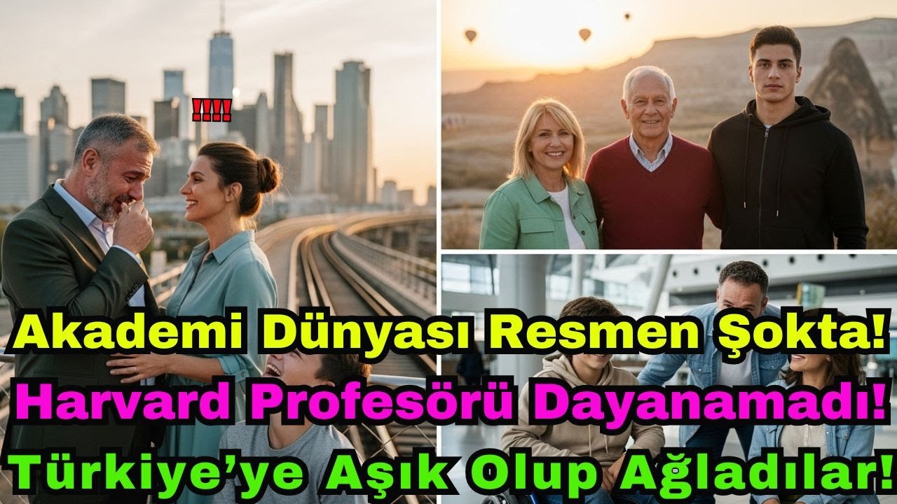 Akademi dünyası şokta! Harvard profesörü ailesiyle Türkiye’ye âşık oldu, gözyaşlarını tutamadı!
