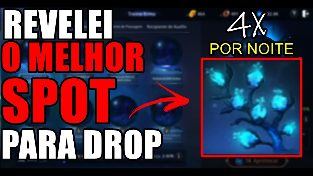[MIR4] MELHOR SPOT PARA UPAR SEU TREINO ERMO, DROPE 4 ERVA DA ALMA POR NOITE [dicas]