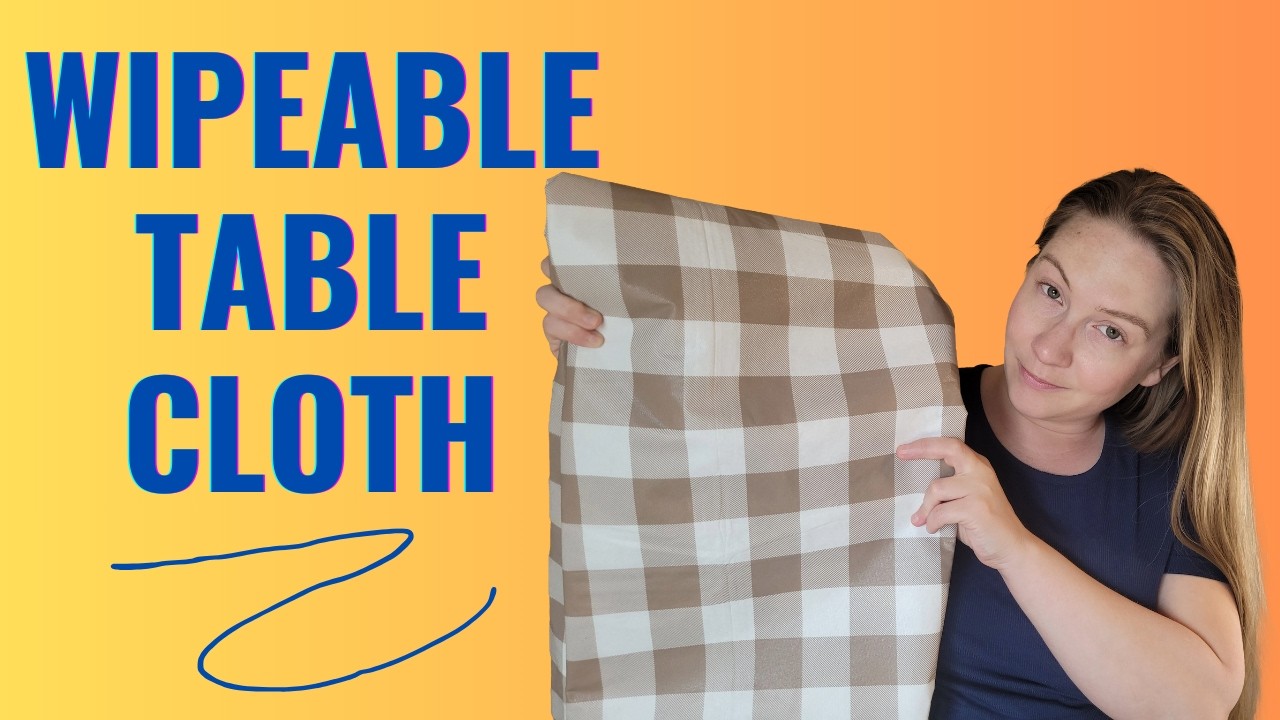 Wipeable Tablecloth Review (Link In The Description)