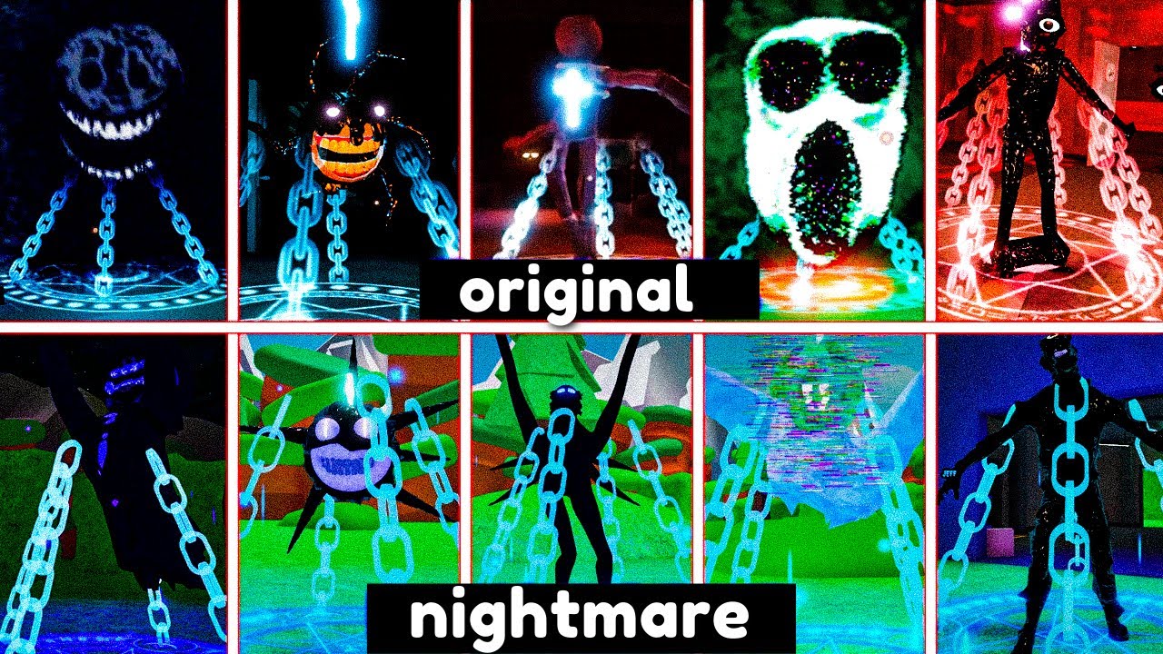DOORS Hotel+ Update ALL Original vs ALL Nightmare CRUCIFIX Uses