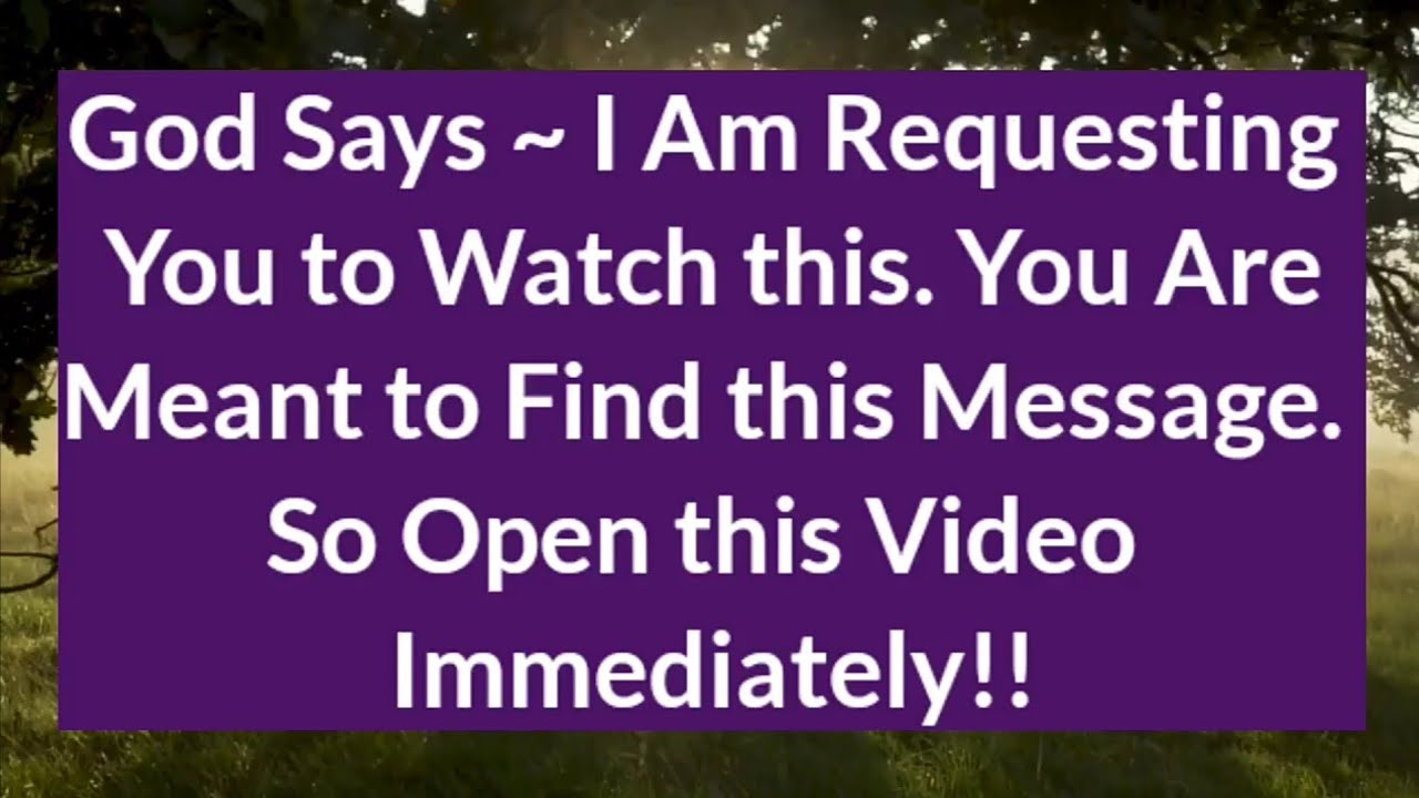 GOD SAYS ~ BE GRATEFUL AND BELIEVE IN WHAT YOU PRAYED FOR ~JESUS|Inspirational & Motivational VIDEO