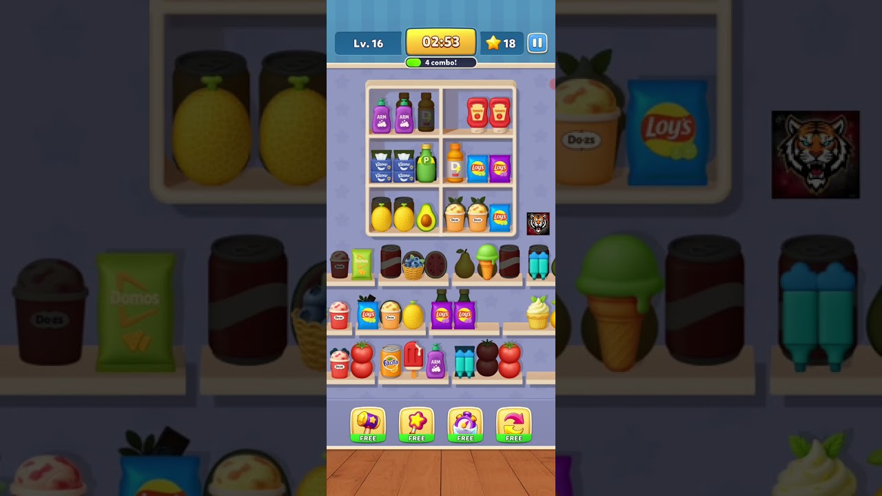 Happy Tidy Goods Sort Game Level 16 Walkthrough Solution