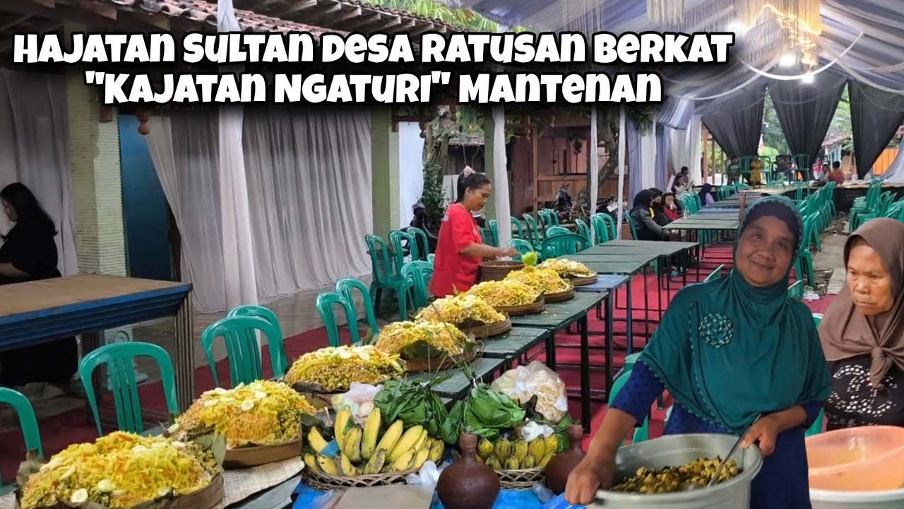 Luar Biasa Inilah Saat Kajatan Geden Di Desa Momen Guyup Rukun Dalam Tradisi Bancakan Ngaturi