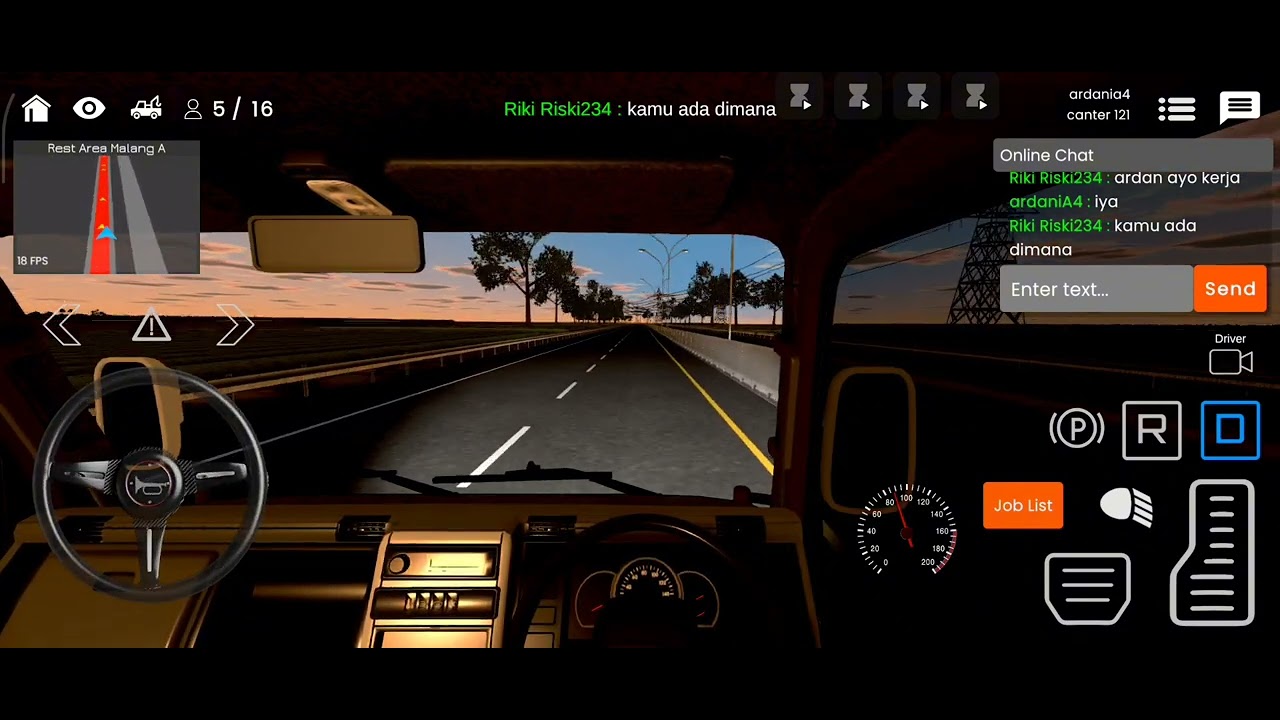 trip canter #idbsindonesiatrucksimulator 