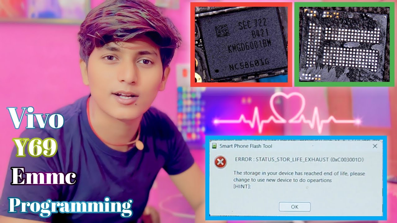 Vivo Y69 EMMC Change & Health Repair Process || Vivo MTK Emmc Change Process 2024 || Love Mobile