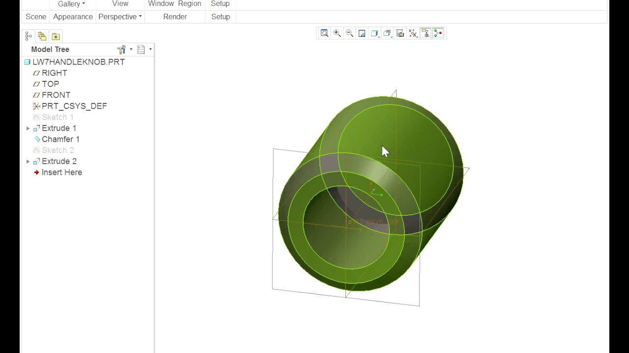 Creo 2.0 tutorial LW7