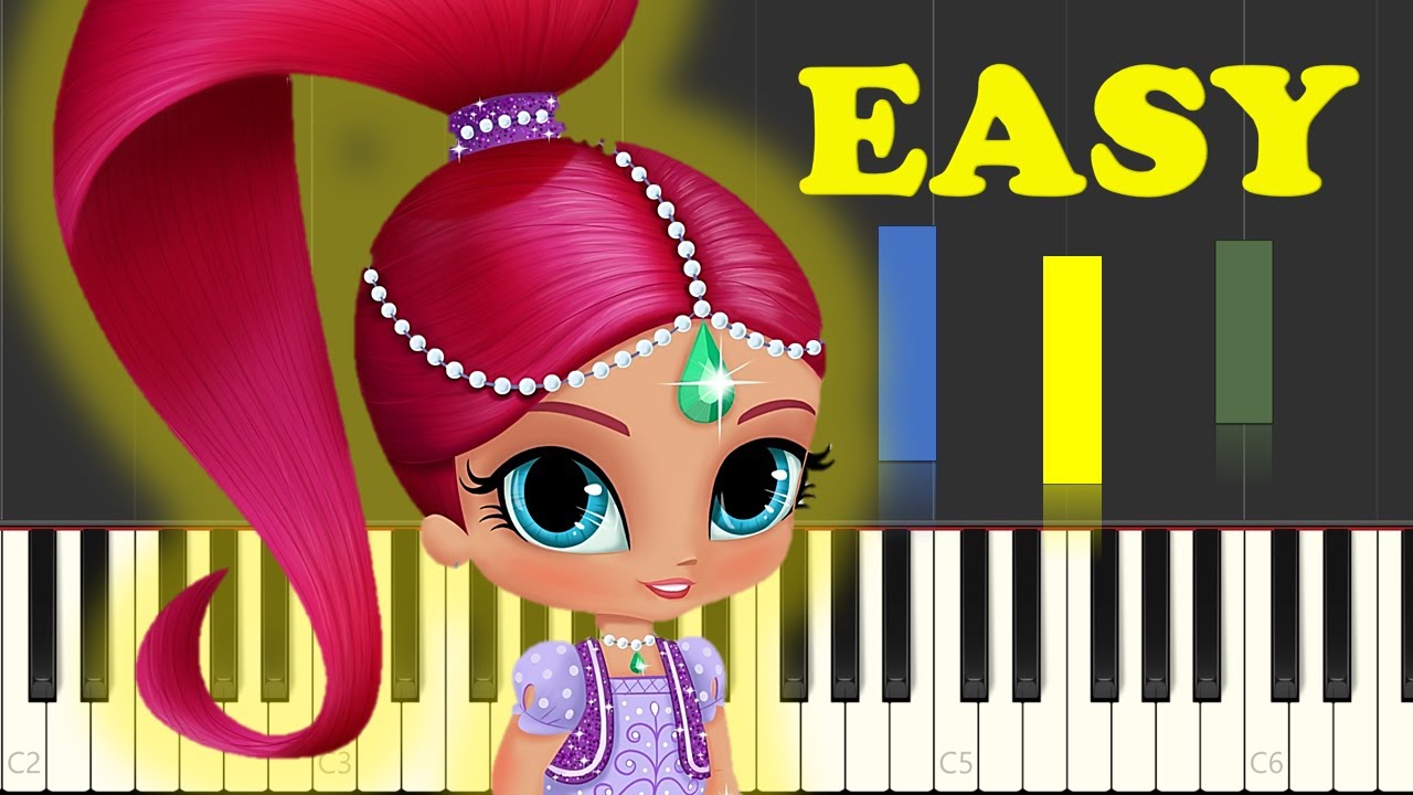 Shimmer And Shine Theme Song Piano Tutorial
