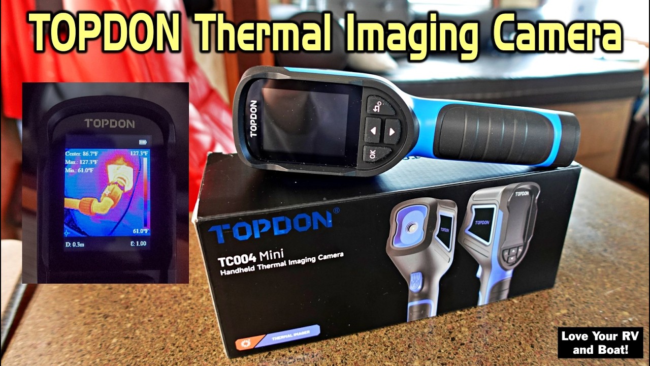 Демонстрация и обзор тепловизионной камеры TOPDON TC004 Mini