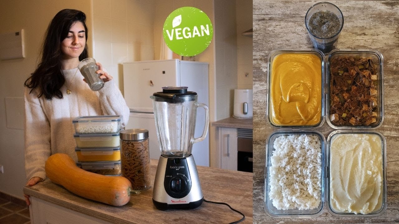 Una mañana tranquila de batch cooking vegano 🌱