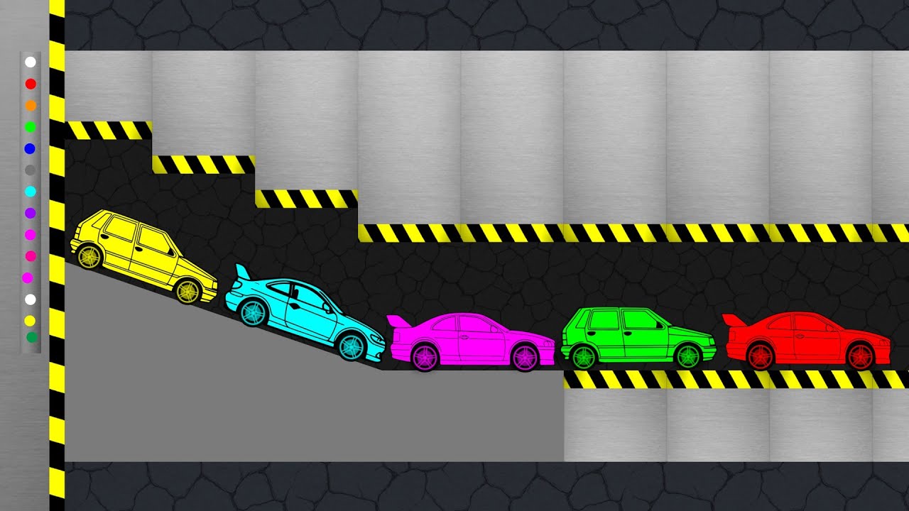 Гонка на машинках Stickman - Гонка на выживание в Algodoo #7