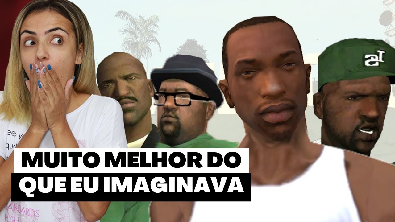 A INCRÍVEL HISTÓRIA DO GTA SAN ANDREAS! - Parte 1 | Gigaton Games | REACT