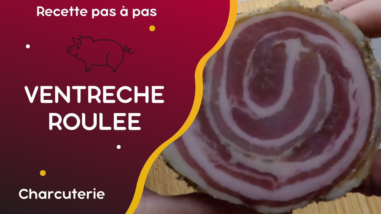 Ventrèche roulée séchée façon Pancetta
