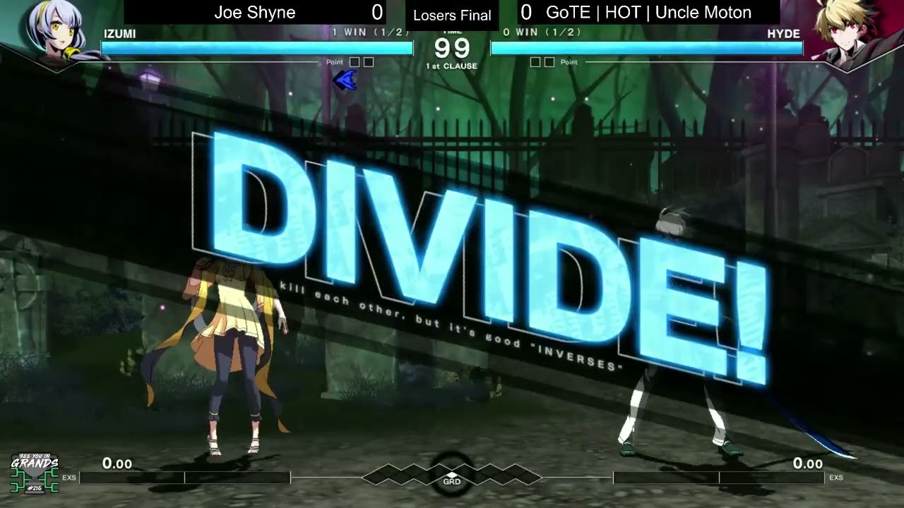 UNI 2 Side Bracket #5 | JoeShyne (Izumi) vs GoTE | Uncle Moton (Hyde) - LF
