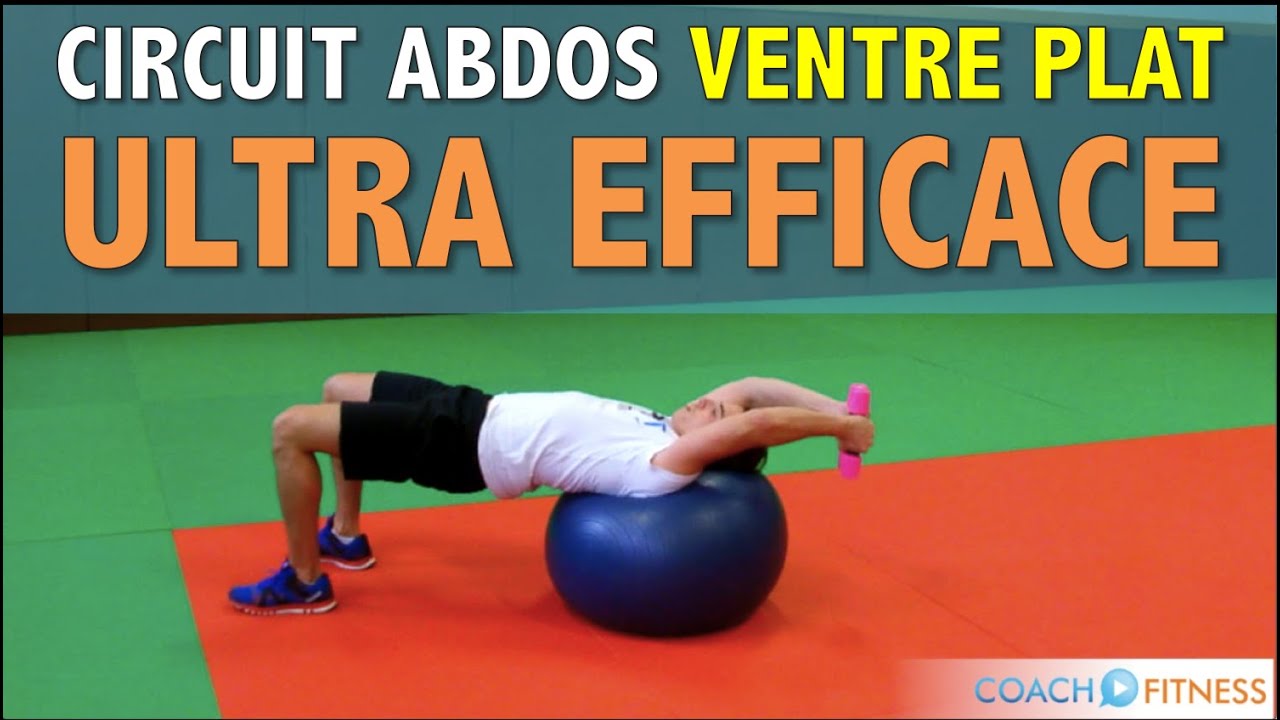 Circuit Abdos Ventre Plat avec Swiss Ball (GymBall)