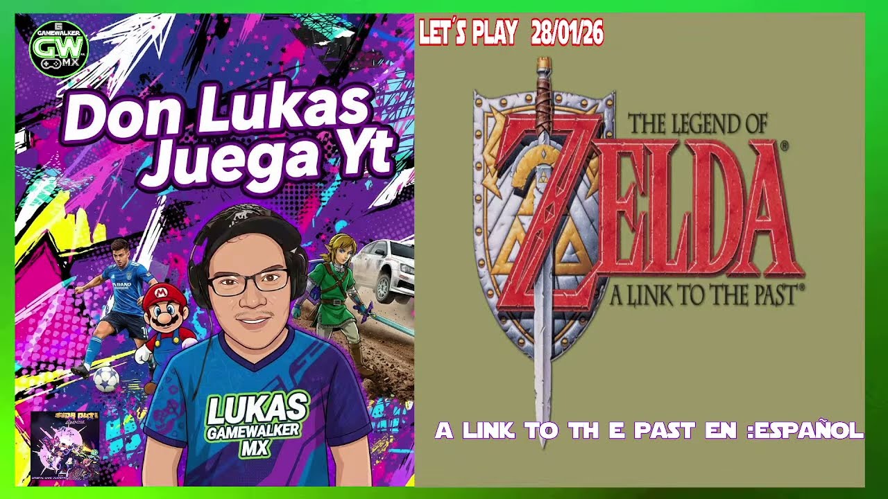 De Vuelta a Zeldita! Don Lukas Juega!🔴EN VIVO:🎮Zelda a link to the pastlSnes|28/FEB/2026