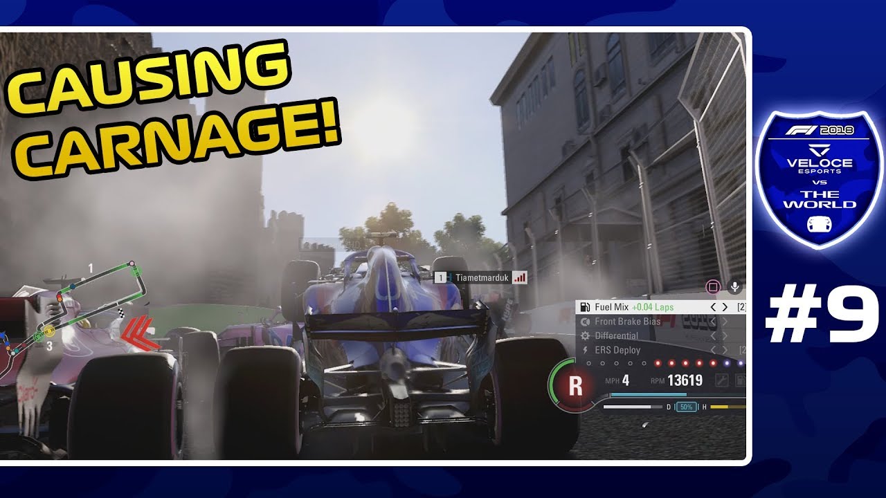 F1 2018: Veloce v The World #9 - GETTING AIRBORNE AT BAKU!