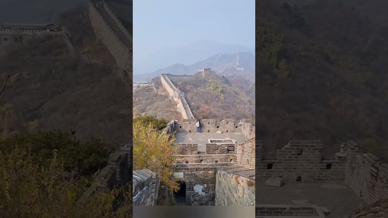 Asi es subir a la GRAN Muralla China!