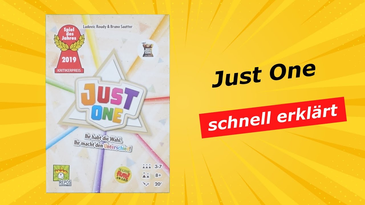 Just One - kurze knackige Anleitung