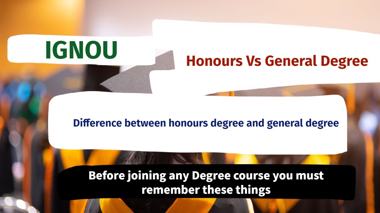 Honours Vs General Degree| IGNOU| Malayalam| Difference between Honours degree and General degree
