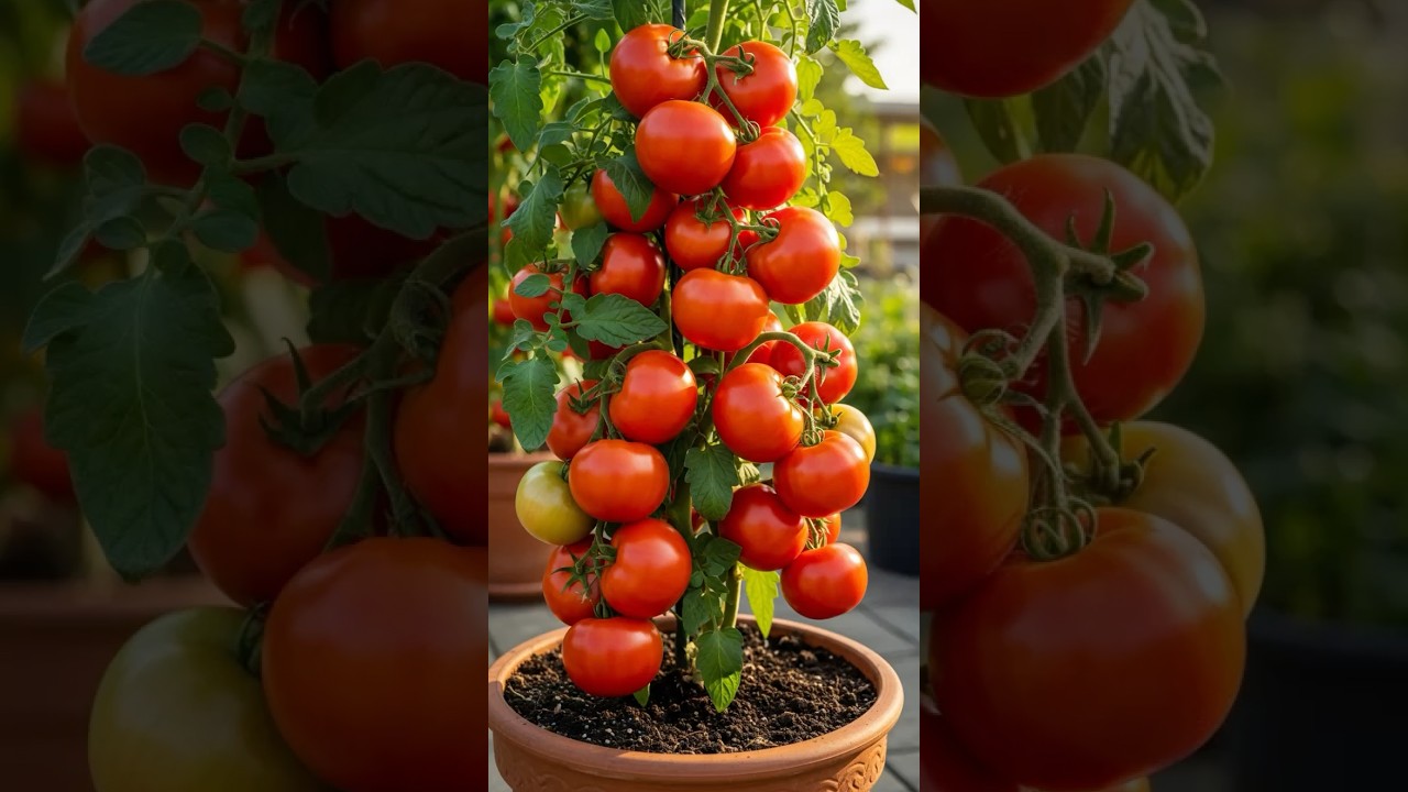 How to grow an tomatoes tree from an tomatoes seed to produce lots of fruit.#growing #grafting #egg