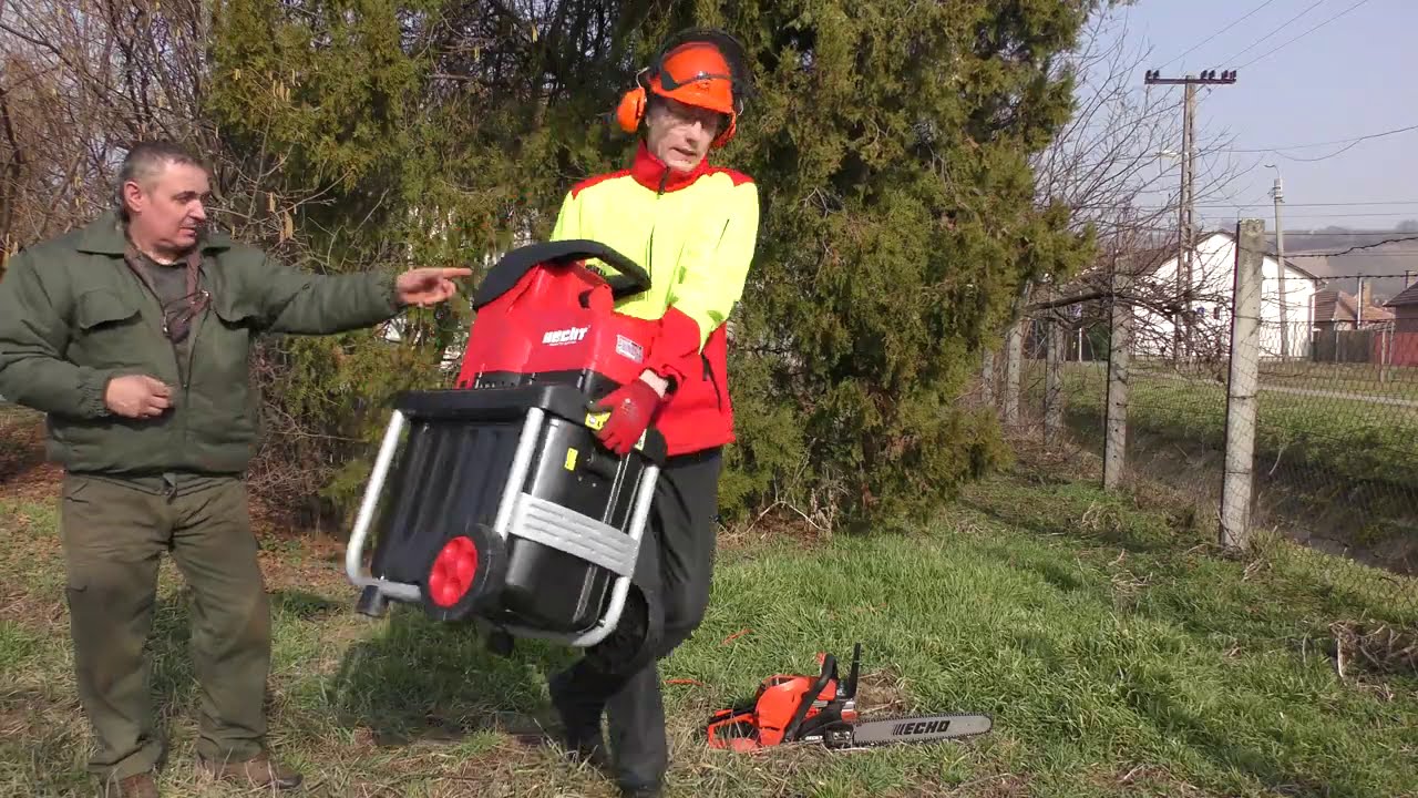 HECHT 6284XL ágaprító munkában