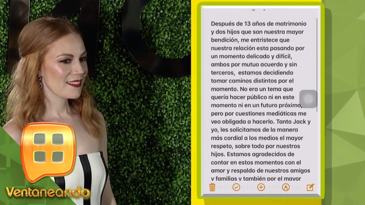 &iexcl;Confirma su DIVORCIO! Luego de 13 a&ntilde;os, Daniela Mag&uacute;n se separa de Jack Chernitsky.