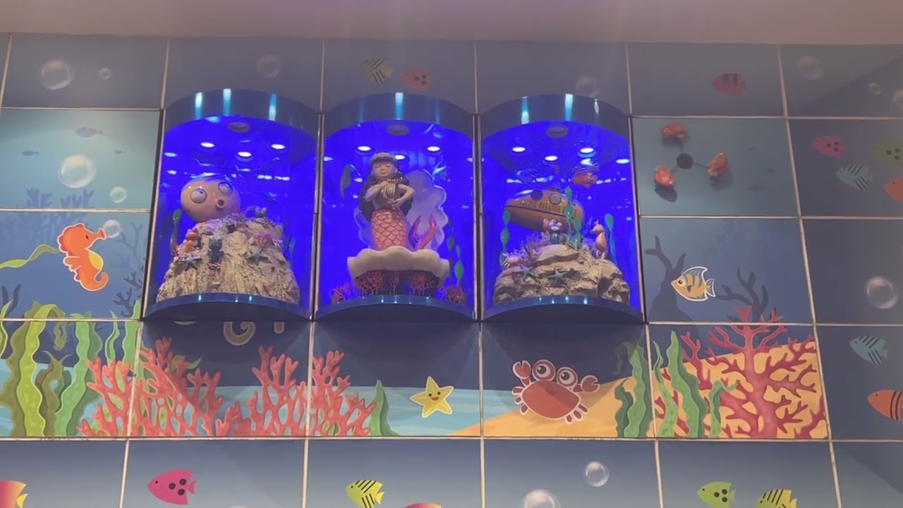 20230310屏東太平洋百貨 美人魚時鐘