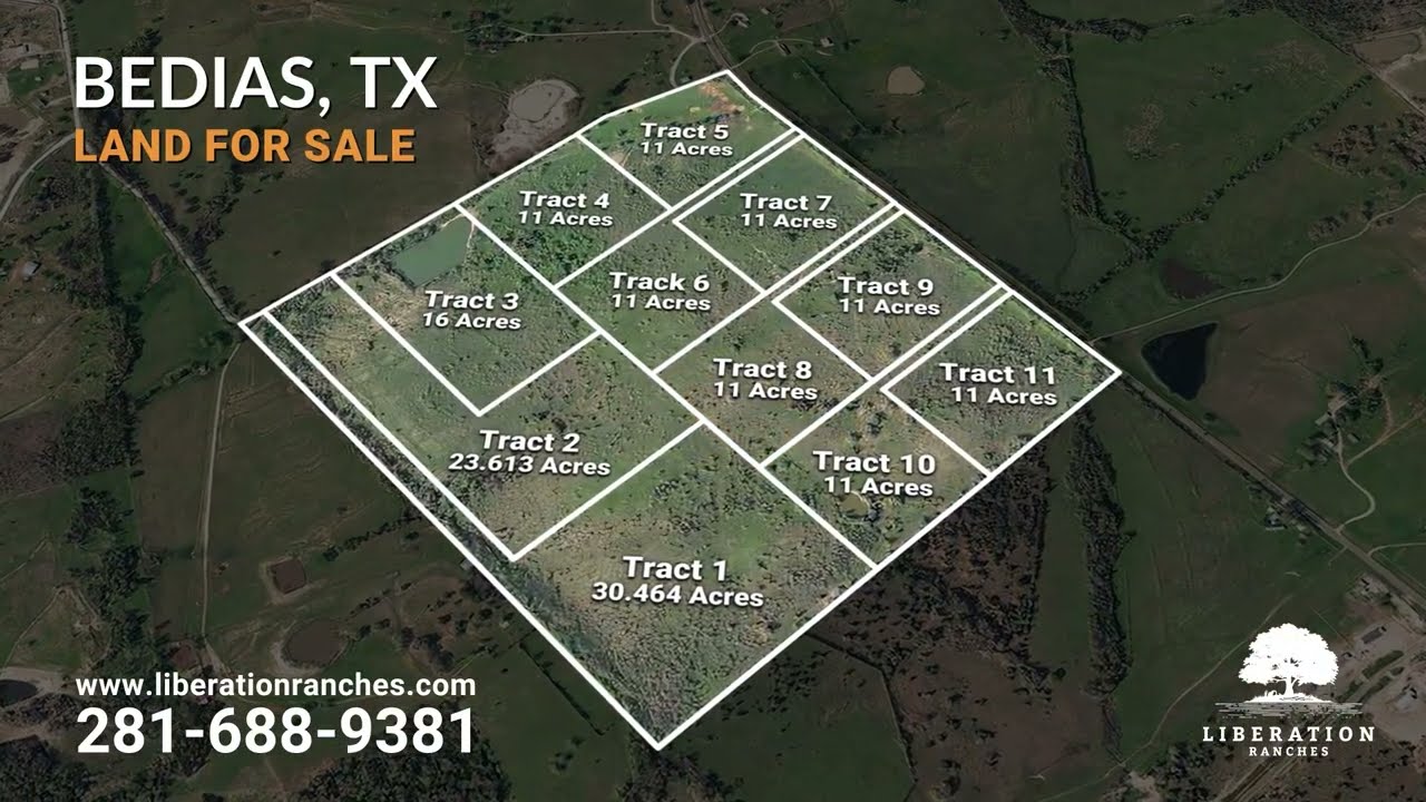 BEDIAS, TX - EASY ACCESS TO COLLEGE STATION, HUNTSVILLE AND HOUSTON