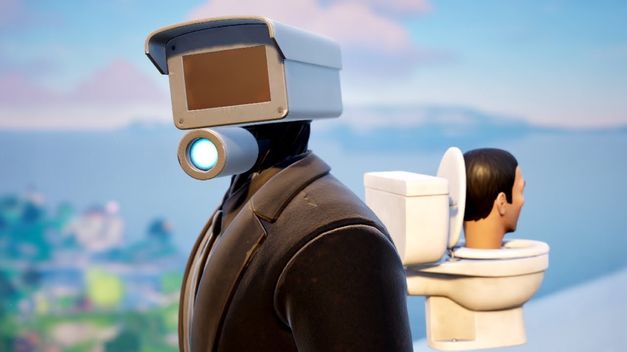 Геймплей туалета Skibidi Fortnite