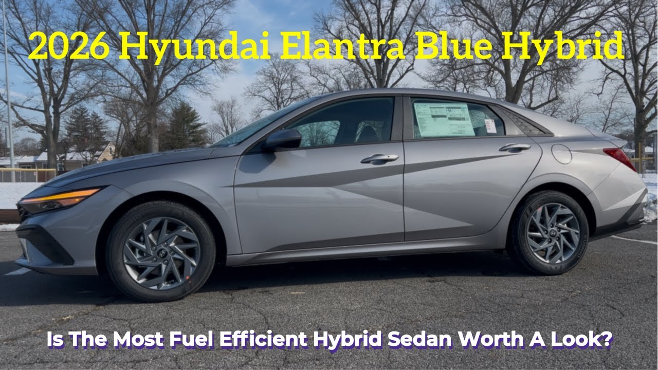 Hyundai Elantra Blue Hybrid 2026: minimalistyczny design, ale DUŻE spalanie!
