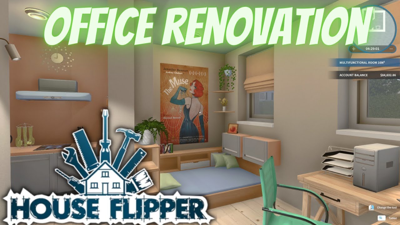 HOUSE FLIPPER - Renovating the Office (SHED) - Looking Good EP05