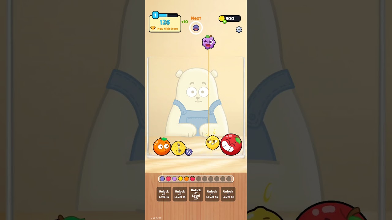 Happy Fruit: Merge Puzzle Game #Casual #shorts