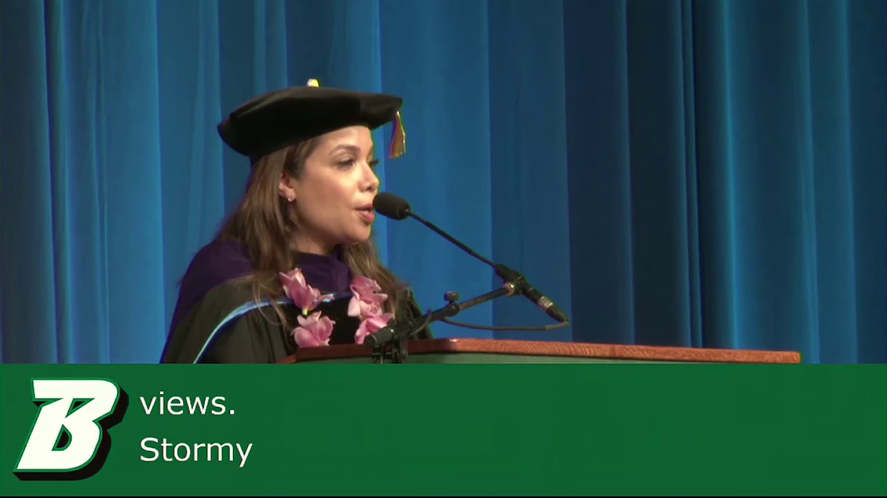 The View's Sunny Hostin '90 Delivers Commencement Speech to Class of 2018