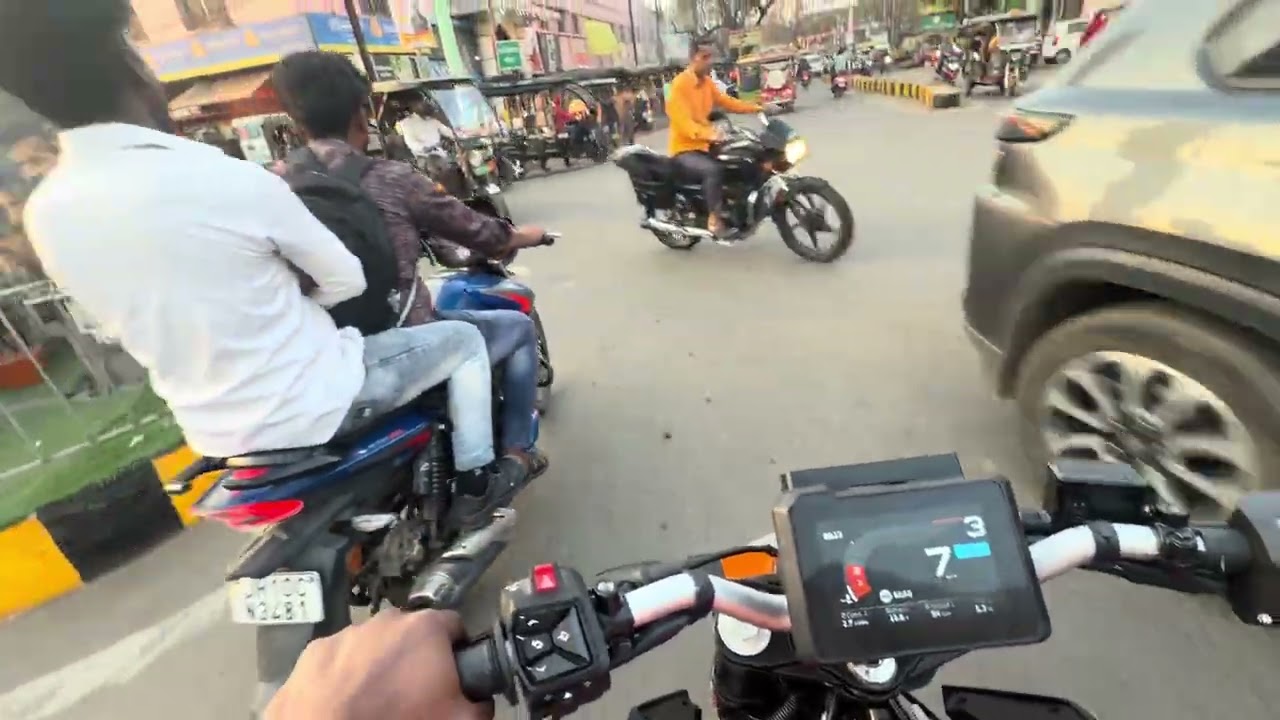 #My first blog #my friend ￼ delivery in  new bike…