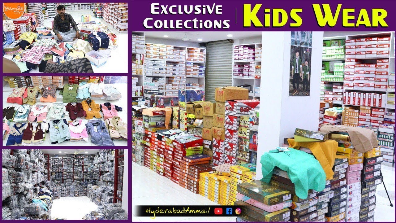 Hyderabad biggest Wholesale delars Kids wear Wholesale dealers || All types of Baby boy Clothing