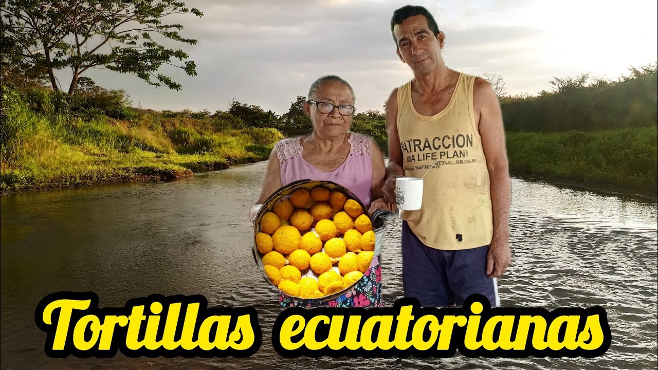 Cómo se hacen las TORTILLAS DE MAÍZ, en el campo: comida tradicional del Ecuador 
