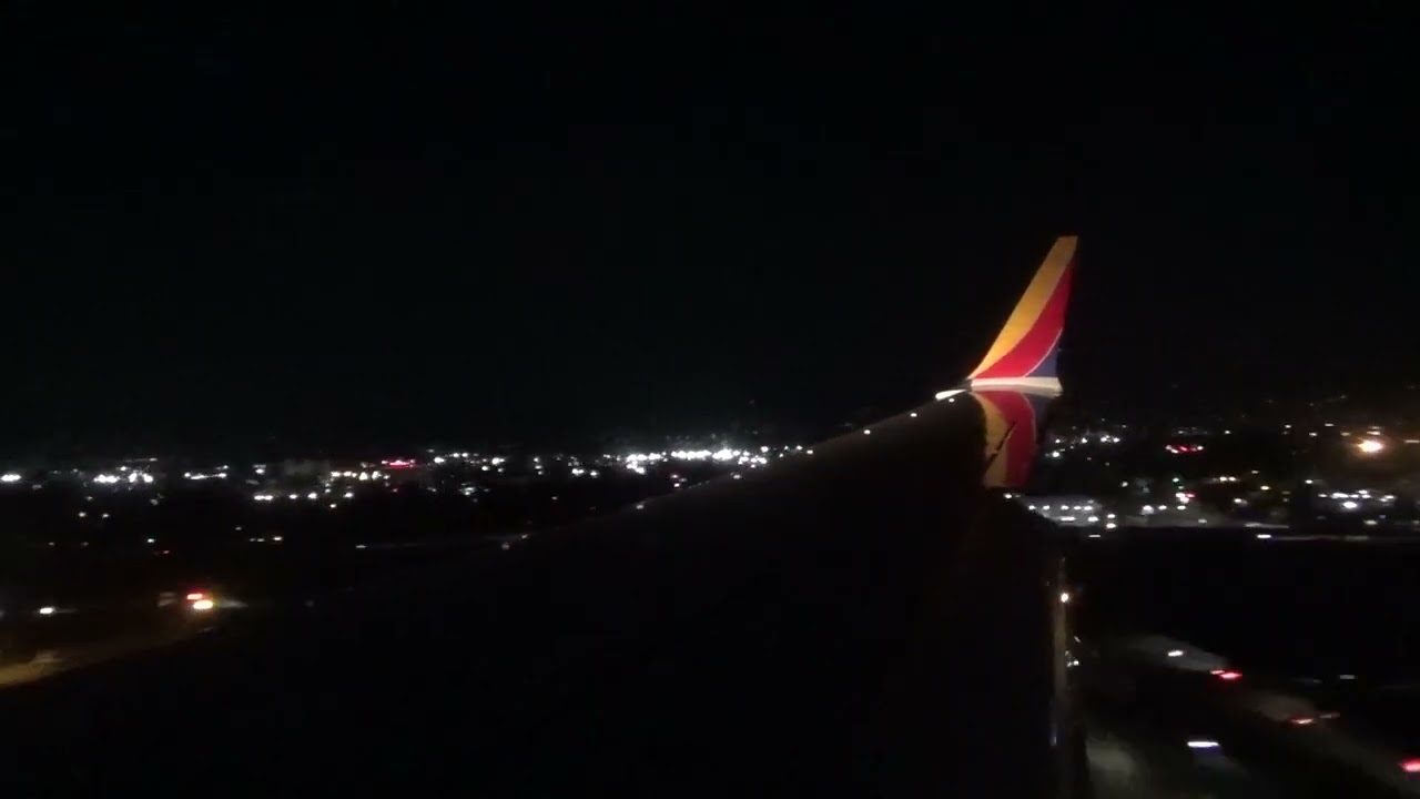 Southwest 737 MAX 8 Landing in San Jose (SJC)