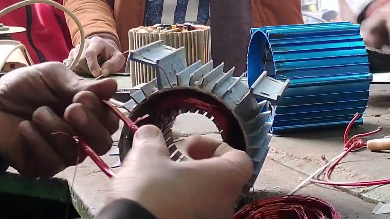 #Complete process motor winding,संपूर्ण प्रक्रिया मोटर वाइंडिंग