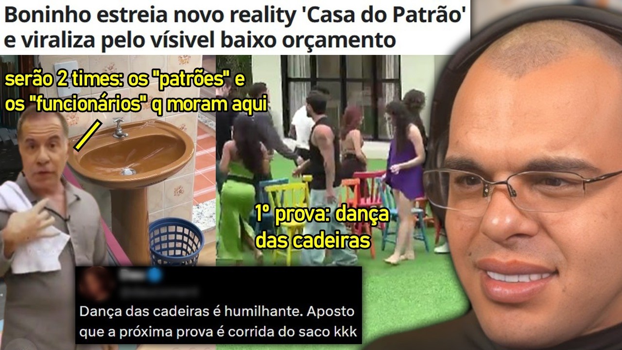 EX-DIRETOR DO BBB, BONINHO, ESTREIA REALITY NA RECORD E VIRALIZA POR SER PREC&Aacute;RIO
