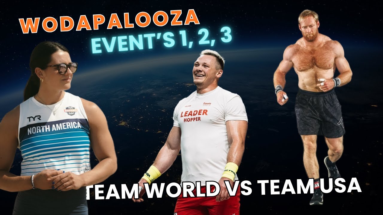 🔥 Wodapalooza SoCal Día 1 | Team World vs Team USA 💥 Resumen eventos 1-3