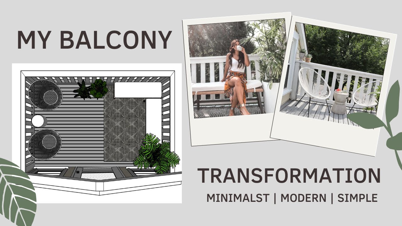 MY BALCONY TRANSFORMATION | MINIMALIST, CLEAN, & MODERN