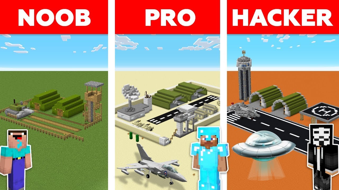 Minecraft НУБ vs ПРО vs ЧИТЕР : Штурм зоны 51 в майнкрафт ! Анимация