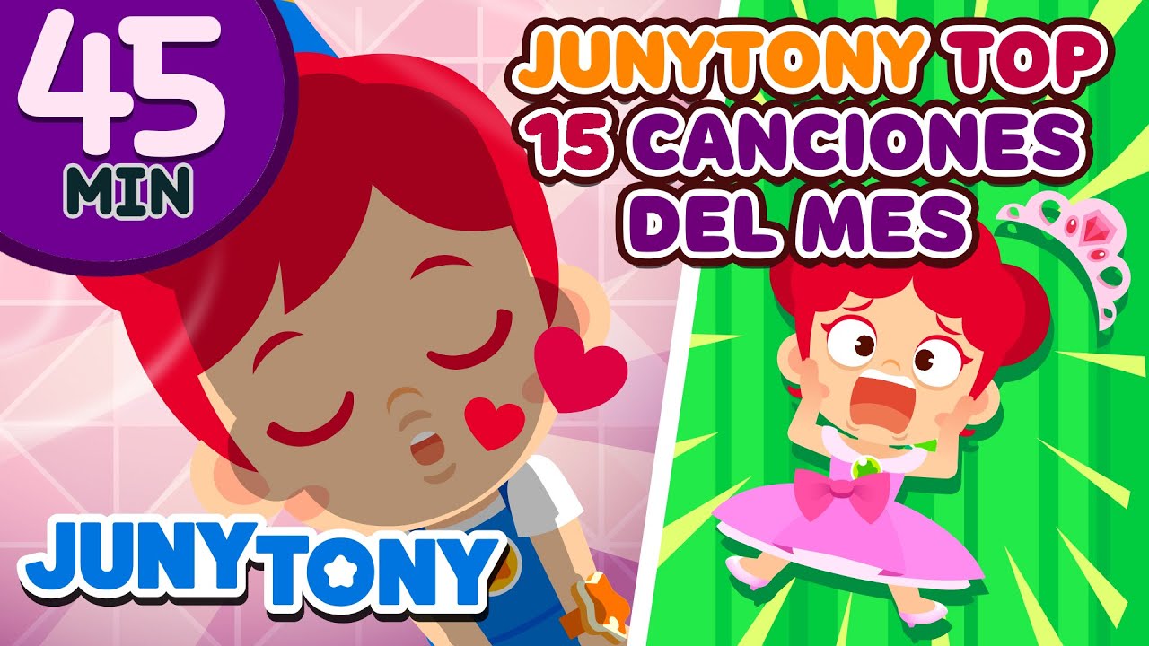 TOP 15 CANCIONES DEL MES | Recopilación | Canción Infantiles | JunyTony en español
