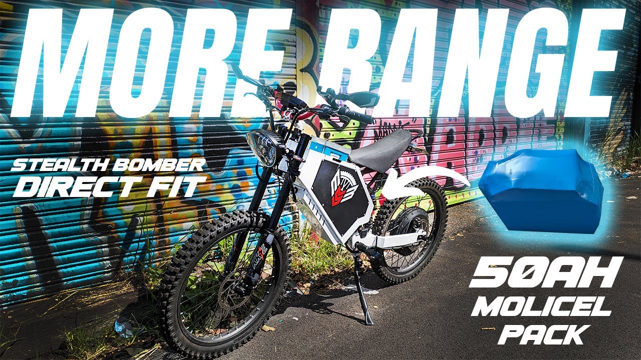 BIG BATTERY UPGRADE for your Stealth Bomber E-Bike