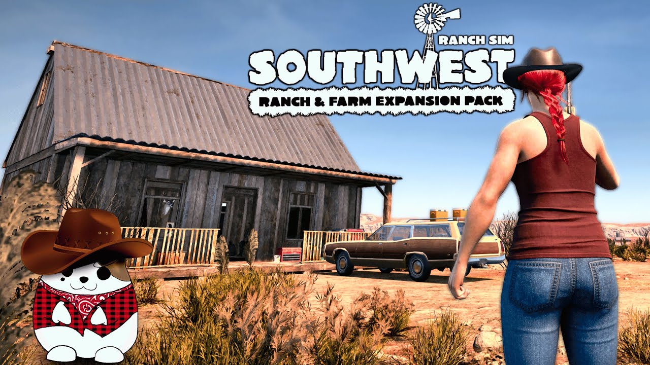 Building our First Barn in the New Ranch Simulator DLC! Southwest Ranch & Farm! S5 E2