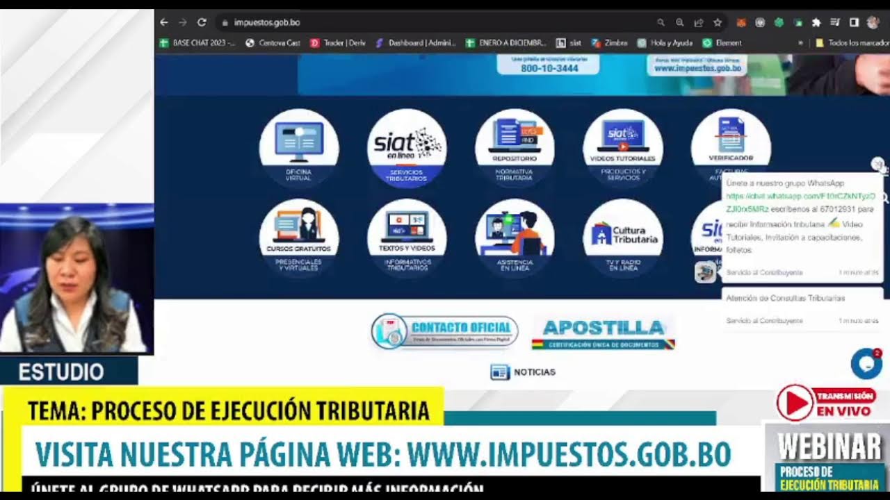 WEBINAR: PROCESOS DE EJECUCIÓN TRIBUTARIA