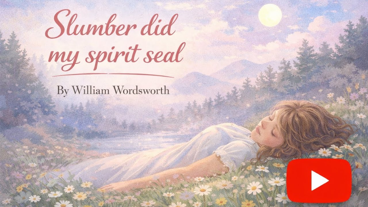 Slumber did my spirit seal hindi explanation #hindiexplanation #lucypoems #english #poetry